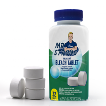 More effervescent formula toilet tank bleach tablets for disinfection